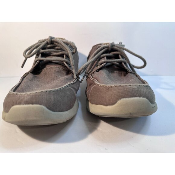 Skechers Mens Sz 9 Relaxed Fit Elent  Sage Casual Canvas Heel Pillow Shoes SN 69 - Picture 4 of 11